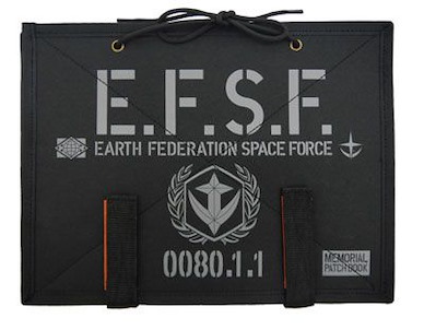 機動戰士高達系列 地球聯邦軍終戰紀念 魔術貼徽章 收納補充頁 Removable Patch Book: E.F.S.F. End of War Memorial【Mobile Suit Gundam Series】