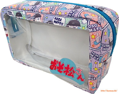 阿松 「漫畫圖案」單邊透明 小物袋 Packing Pouch Comic【Osomatsu-kun】