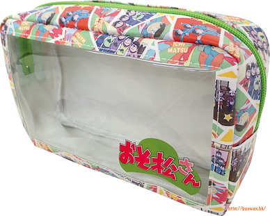 阿松 「場景圖案」單邊透明 小物袋 Packing Pouch Scene【Osomatsu-kun】