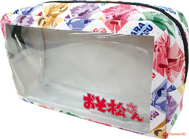 阿松 「方格圖案」單邊透明 小物袋 Packing Pouch Block【Osomatsu-kun】