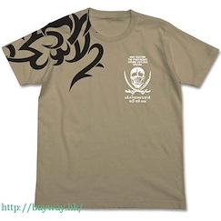 黑礁 : 日版 (大碼)「萊薇」深卡其色 T-Shirt