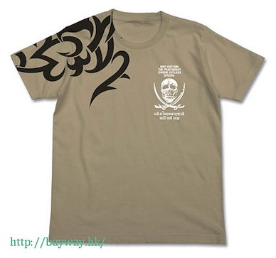 黑礁 (大碼)「萊薇」深卡其色 T-Shirt Revy Tattoo T-Shirt / SAND KHAKI-L【Black Lagoon】