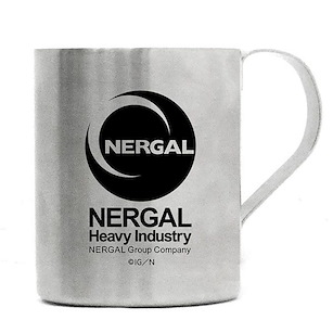 機動戰艦 ネルガル重工 雙層不銹鋼杯 Nergal Heavy Industries Double Layers Stainless Steel Mug【Martian Successor Nadesico】