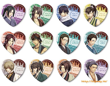 薄櫻鬼系列 心形徽章 Vol. 1 (10 個入) Otomate Heart Can Badge Vol. 1 (10 Pieces)【Hakuouki】