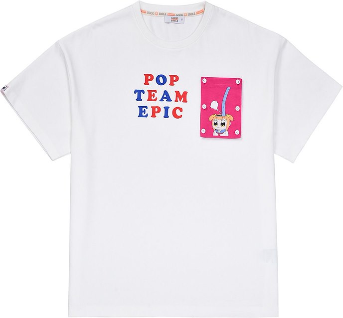 Pop Team Epic : 日版 (中碼)「POP 子」白色 T-Shirt
