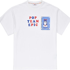 Pop Team Epic (中碼)「PIPI 美」白色 T-Shirt T-Shirt Pipimi【Pop Team Epic】