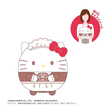 Sanrio系列 「Hello Kitty」30cm 圓碌碌 公仔 SR-58 Sanrio Characters Fuwakororin Big 3 A Hello Kitty【Sanrio Series】