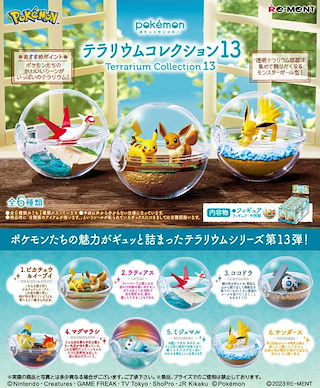 寵物小精靈系列 水晶球 盒玩 13 (6 個入) Terrarium Collection 13 (6 Pieces)【Pokemon Series】