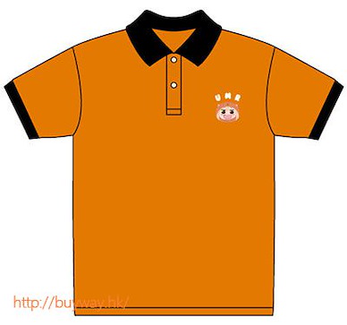 我家有個魚乾妹 (大碼)「小埋」橙色 x 黑色 Polo-shirt (Size: Large) Umaru Embroidery Polo-shirt Orange x Black【Himoto! Umaru-chan】