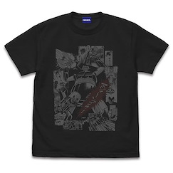 鐵甲萬能俠系列 : 日版 (大碼)「鐵甲萬能俠」マジーンゴゥ！墨黑色 T-Shirt