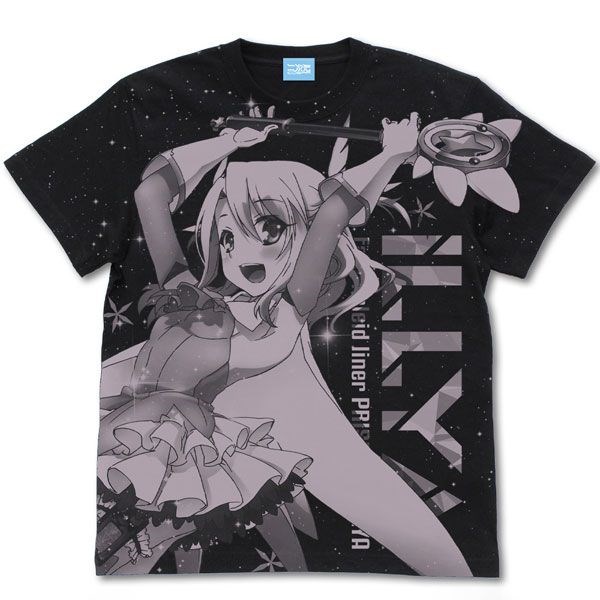 Fate 外傳 魔法少女☆伊莉雅 : 日版 (中碼)「伊莉雅絲菲爾」Ver.2.0 黑色 T-Shirt