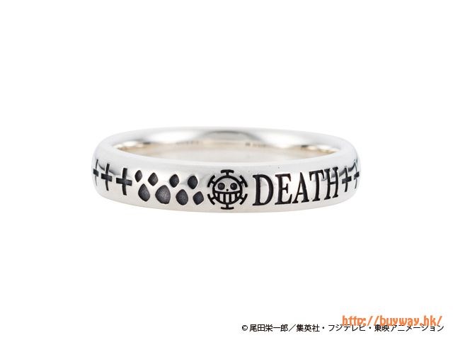 海賊王 : 日版 Silver Accessories 07「羅」"DEATH" 戒指 (日本尺寸 13)