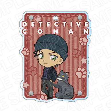名偵探柯南 「赤井秀一」貓 Ver. 2 模切 證件套 Acrylic Diecut Pass Case Shuichi Akai Deformed Cat ver.2【Detective Conan】