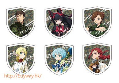 GATE 奇幻自衛隊 亞克力 徽章 (6 個入) Acrylic Badge (6 Pieces)【Gate: Jieitai Kano Chi nite, Kaku Tatakaeri】