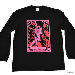 鏈鋸人 : 日版 (中碼)「帕瓦」塔羅牌 黑色 長袖 T-Shirt