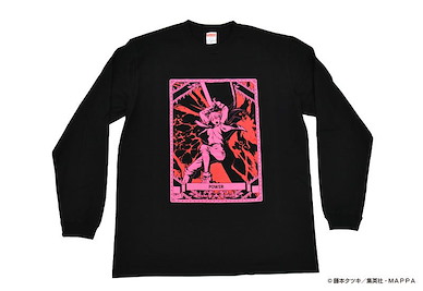 鏈鋸人 (中碼)「帕瓦」塔羅牌 黑色 長袖 T-Shirt Tarot Design Long T-Shirt Power Ver. (M Size)【Chainsaw Man】