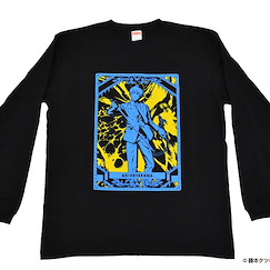 鏈鋸人 : 日版 (大碼)「早川秋」塔羅牌 黑色 長袖 T-Shirt