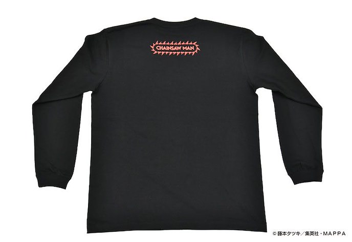 鏈鋸人 : 日版 (中碼)「瑪奇瑪」塔羅牌 黑色 長袖 T-Shirt