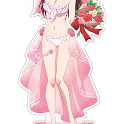 出租女友 「水原千鶴」緍紗泳裝 特大 亞克力企牌 New Illustration Jumbo Acrylic Stand (Chizuru Mizuhara / Wedding Swimsuit)【Rent-A-Girlfriend】
