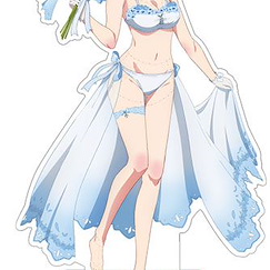 出租女友 「更科瑠夏」緍紗泳裝 特大 亞克力企牌 New Illustration Jumbo Acrylic Stand (Ruka Sarashina / Wedding Swimsuit)【Rent-A-Girlfriend】