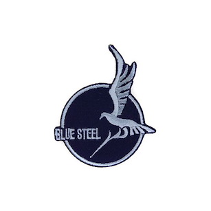 蒼藍鋼鐵戰艦 「BLUE STEEL」魔術貼刺繡徽章 Removable Patch: Aoki Hagane【Arpeggio of Blue Steel: Ars Nova】
