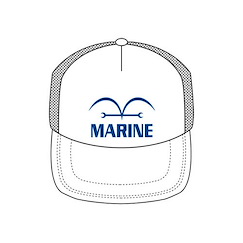海賊王 「新世界編」MARINE 白色 Cap帽 New World Arc Marines Mesh Cap/ WHITE - Free Size【One Piece】