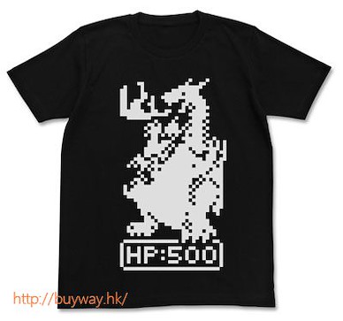 Item-ya (加大) 龍 像素風格 黑色 T-Shirt Pixel Dragon T-Shirt / BLACK - XL【Item-ya】