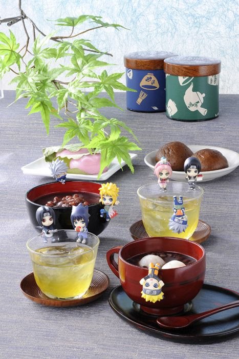 火影忍者系列 : 日版 茶友系列 茶杯裝飾 "木葉の休息時間" (8 個入)