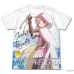 魔法少女小圓 (加大)「環彩羽」白色 全彩 T-Shirt Magia Record Iroha Tamaki Full Graphic T-Shirt / WHITE-XL【Puella Magi Madoka Magica】