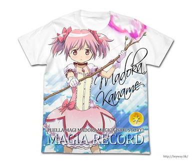 魔法少女小圓 (細碼)「鹿目圓」白色 全彩 T-Shirt Magia Record Madoka Kaname Full Graphic T-Shirt / WHITE-S【Puella Magi Madoka Magica】