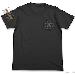 機動戰士高達系列 (大碼)「錫安盾十字章」墨黑色 T-Shirt Zeon Honor Cross T-Shirt / SUMI-L【Mobile Suit Gundam Series】