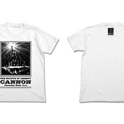 機動戰士高達系列 (加大)「新美國自由女神砲」白色 T-Shirt Neo America The Statue of Liberty Cannon T-Shirt / WHITE-XL【Mobile Suit Gundam Series】