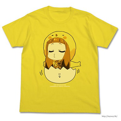 偶像大師 灰姑娘女孩 (細碼)「市原仁奈」黃色 T-Shirt Shingeki Nina-chan T-Shirt / YELLOW-S【The Idolm@ster Cinderella Girls】