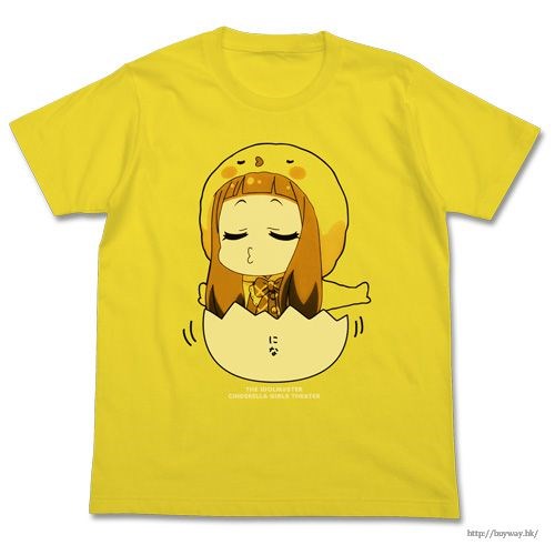 偶像大師 灰姑娘女孩 : 日版 (中碼)「市原仁奈」黃色 T-Shirt