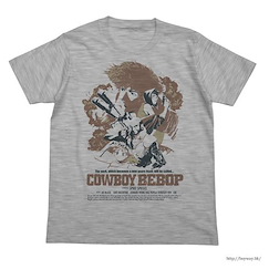 星際牛仔 : 日版 (中碼) 電影海報設計 灰色 T-Shirt