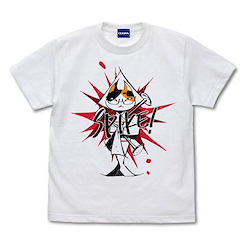 魔兵驚天錄系列 : 日版 (細碼)「ヴィオラ」Spike Cat 白色 T-Shirt