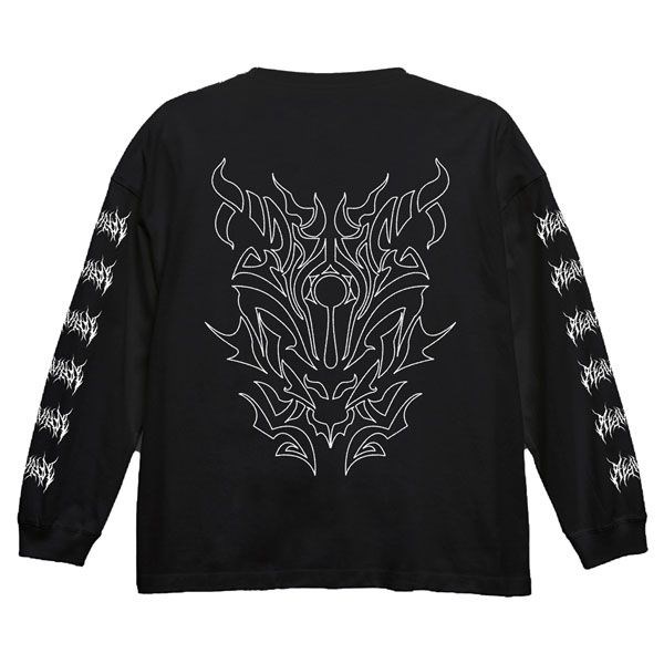 魔兵驚天錄系列 : 日版 (大碼)「ゴモラ」寬鬆 長袖 黑色 T-Shirt