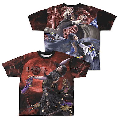 魔兵驚天錄系列 (中碼)「ベヨネッタ」雙面 全彩 T-Shirt Bayonetta 3 Bayonetta Double-sided Full Graphic T-Shirt /M【Bayonetta Series】