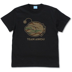 少女與戰車 (中碼)「鮟鱇隊」黑色 T-Shirt Ankou Team T-Shirt /BLACK-M【Girls and Panzer】