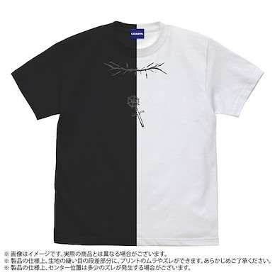 屍體如山的死亡遊戲 (中碼)「四乃山波爾卡」私服 黑×白 T-Shirt Polka's Casual Wear Nikoichi T-Shirt /BLACK x WHITE-M【Dead Mount Death Play】