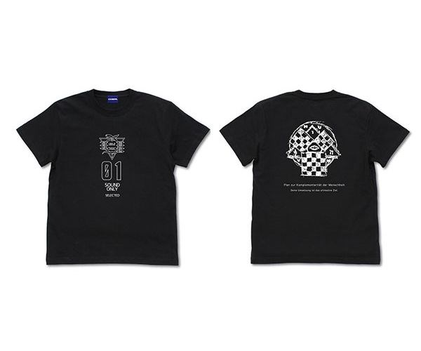 新世紀福音戰士 : 日版 (大碼)「SEELE」黑色 T-Shirt