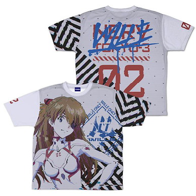 新世紀福音戰士 (加大)「明日香」WILLE Ver. 雙面 全彩 T-Shirt Asuka Langley Shikinami Double-sided Full Graphic T-Shirt WILLE Ver. / XL【Neon Genesis Evangelion】