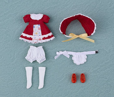 未分類 黏土娃 服裝套組 復古連身裙 紅色 Nendoroid Doll Outfit Set Old-Fashioned Dress (Red)