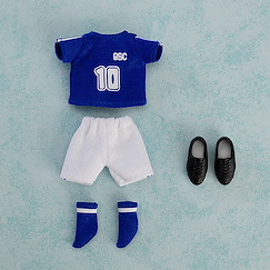 未分類 : 日版 黏土娃 服裝套組 足球制服 (藍色)