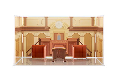 逆轉裁判 亞克力情境背景 法庭 Acrylic Diorama Background Courtroom【Ace Attorney】