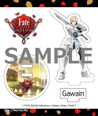 Fate系列 : 日版 「Saber (高文 圓桌騎士)」亞克力企牌