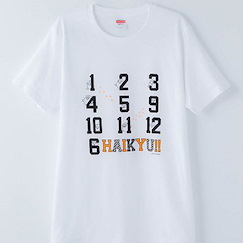 排球少年!! : 日版 (均碼)「烏野高校」動物圖案 白色 T-Shirt