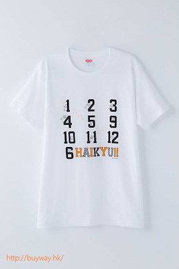 排球少年!! (均碼)「烏野高校」動物圖案 白色 T-Shirt (Free Size) Animal T-Shirt A Karasuno High School【Haikyu!!】