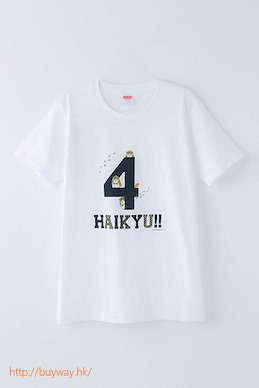 排球少年!! (均碼)「梟谷學園高校」動物圖案 白色 T-Shirt (Free Size) Animal T-Shirt C Fukurodani Gakuen【Haikyu!!】