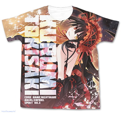 約會大作戰 (中碼)「時崎狂三」原作版 全彩 T-Shirt Tokisaki Kurumi Original Ver Full Graphic T-Shirt - M【Date A Live】